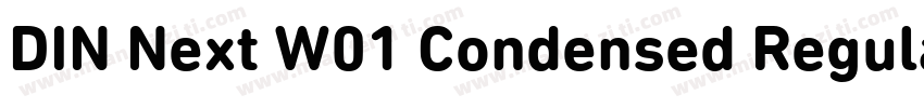 DIN Next W01 Condensed Regular字体转换